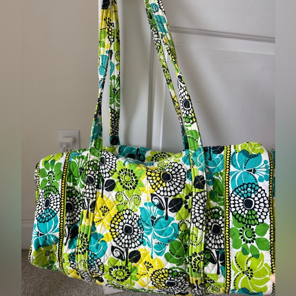 Vera Bradley Duffel Bag Lime’s Up